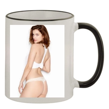 Barbara Palvin 11oz Colored Rim & Handle Mug