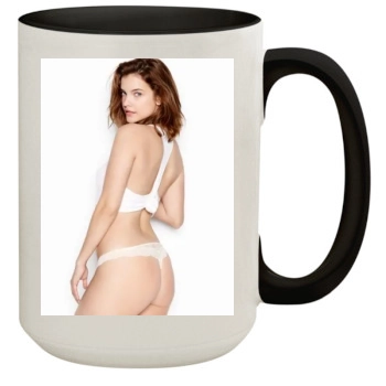 Barbara Palvin 15oz Colored Inner & Handle Mug