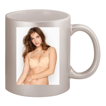 Barbara Palvin 11oz Metallic Silver Mug