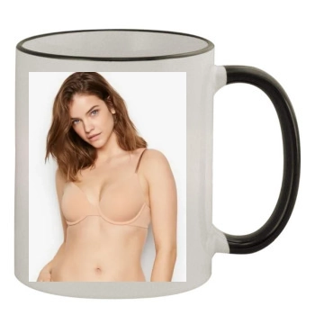 Barbara Palvin 11oz Colored Rim & Handle Mug