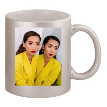 Brenda Song 11oz Metallic Silver Mug