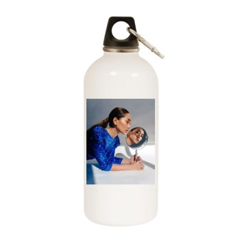 Brenda Song White Water Bottle With Carabiner