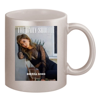 Brenda Song 11oz Metallic Silver Mug