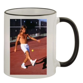 Andre Agassi 11oz Colored Rim & Handle Mug