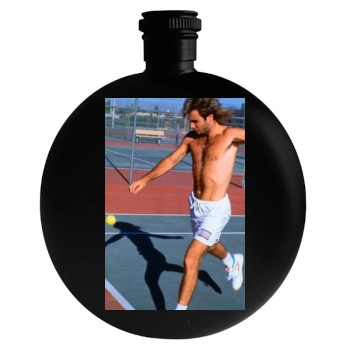 Andre Agassi Round Flask