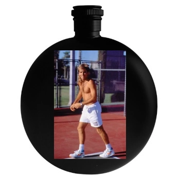 Andre Agassi Round Flask