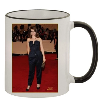 Tina Fey 11oz Colored Rim & Handle Mug