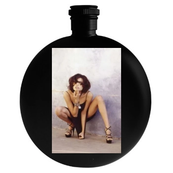 Angelina Jolie Round Flask