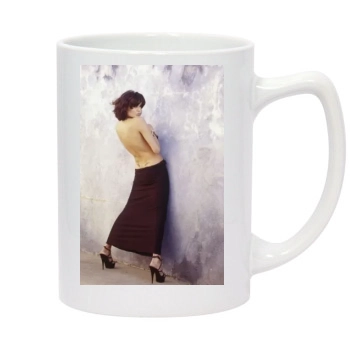 Angelina Jolie 14oz White Statesman Mug