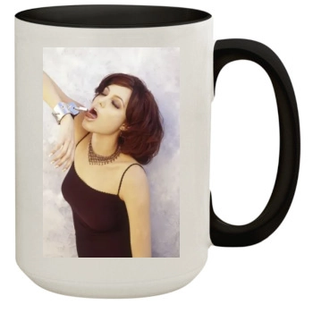 Angelina Jolie 15oz Colored Inner & Handle Mug