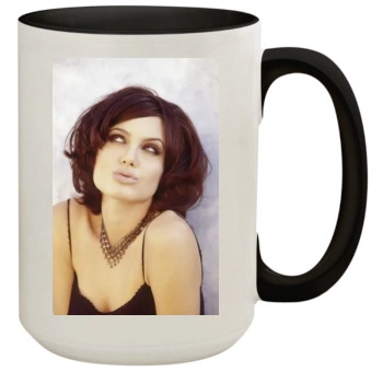 Angelina Jolie 15oz Colored Inner & Handle Mug