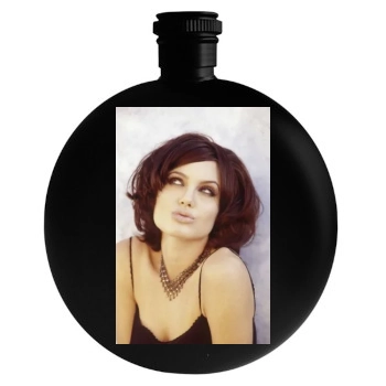 Angelina Jolie Round Flask