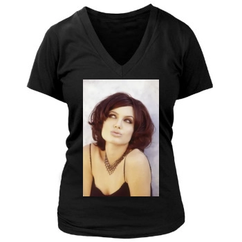 Angelina Jolie Women's Deep V-Neck TShirt