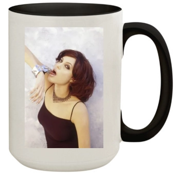 Angelina Jolie 15oz Colored Inner & Handle Mug