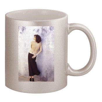 Angelina Jolie 11oz Metallic Silver Mug