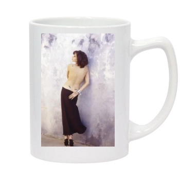 Angelina Jolie 14oz White Statesman Mug