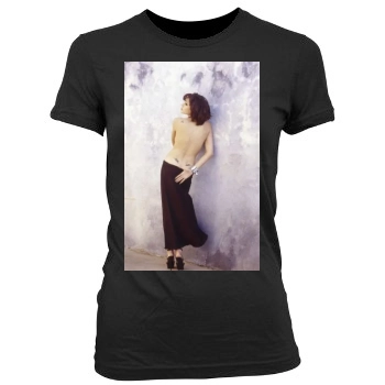 Angelina Jolie Women's Junior Cut Crewneck T-Shirt