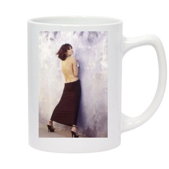 Angelina Jolie 14oz White Statesman Mug