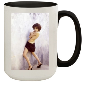 Angelina Jolie 15oz Colored Inner & Handle Mug