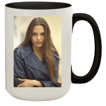 Angelina Jolie 15oz Colored Inner & Handle Mug