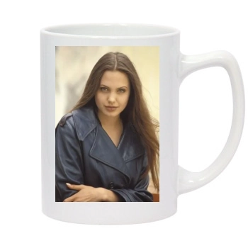 Angelina Jolie 14oz White Statesman Mug