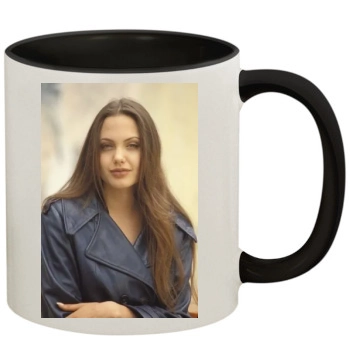 Angelina Jolie 11oz Colored Inner & Handle Mug