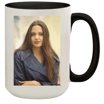 Angelina Jolie 15oz Colored Inner & Handle Mug