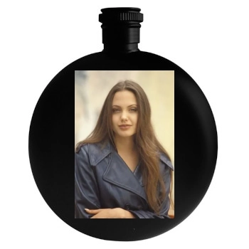 Angelina Jolie Round Flask