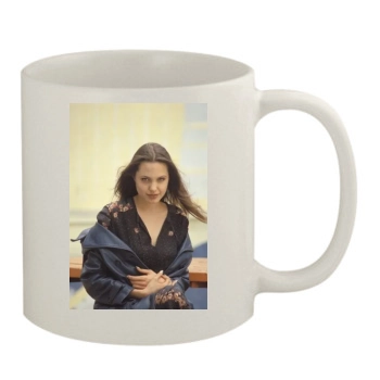 Angelina Jolie 11oz White Mug