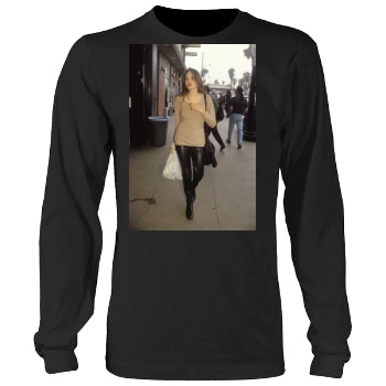 Angelina Jolie Men's Heavy Long Sleeve TShirt