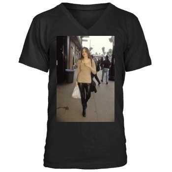 Angelina Jolie Men's V-Neck T-Shirt