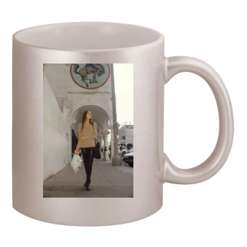 Angelina Jolie 11oz Metallic Silver Mug