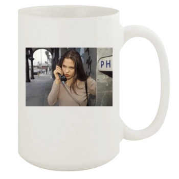 Angelina Jolie 15oz White Mug