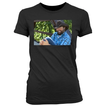 Toby Keith Women's Junior Cut Crewneck T-Shirt