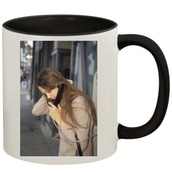 Angelina Jolie 11oz Colored Inner & Handle Mug