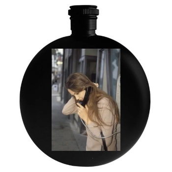 Angelina Jolie Round Flask