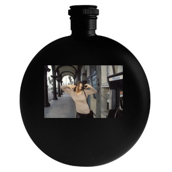 Angelina Jolie Round Flask