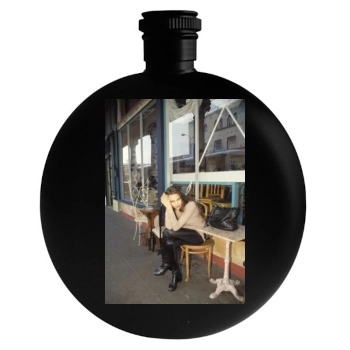 Angelina Jolie Round Flask