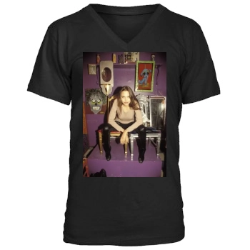 Angelina Jolie Men's V-Neck T-Shirt