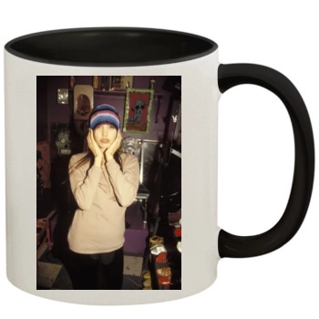 Angelina Jolie 11oz Colored Inner & Handle Mug