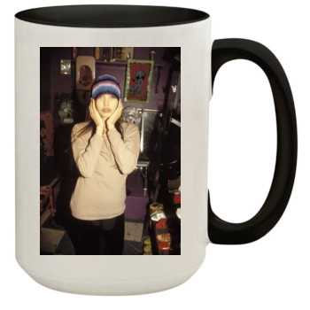 Angelina Jolie 15oz Colored Inner & Handle Mug