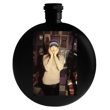 Angelina Jolie Round Flask