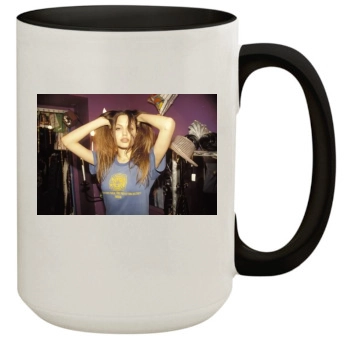 Angelina Jolie 15oz Colored Inner & Handle Mug