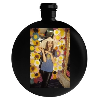 Angelina Jolie Round Flask