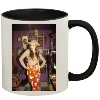 Angelina Jolie 11oz Colored Inner & Handle Mug