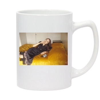 Angelina Jolie 14oz White Statesman Mug