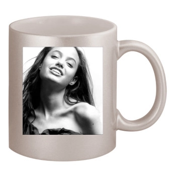 Angelina Jolie 11oz Metallic Silver Mug