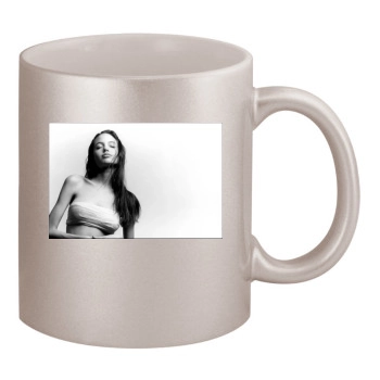 Angelina Jolie 11oz Metallic Silver Mug