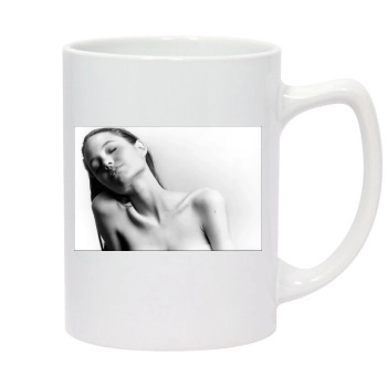 Angelina Jolie 14oz White Statesman Mug