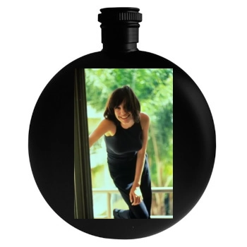 Angelina Jolie Round Flask